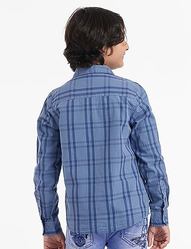 Image of Amazon Brand - Jam & Honey Boys Boys 100% Cotton Printed Full Sleeves Shirt | Age 2-12 Years