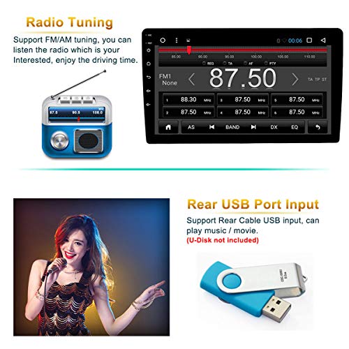 Autoradio Android avec Bluetooth et lecteur MP5 pour écran tactile - 6
