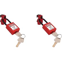 -Duty 2-Piece Vehicle & Electrical Loto Kit with Breaker Lockouts, Plug Locks, and Keys   OSHA-Compliant Lockout Tagout Set for Auto Industrial Use