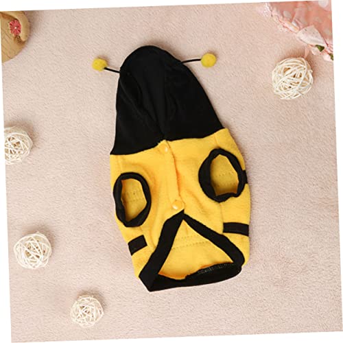 Disfraz Abeja para Perros POPETPOP Talla 6 Amarillo miniatura 6