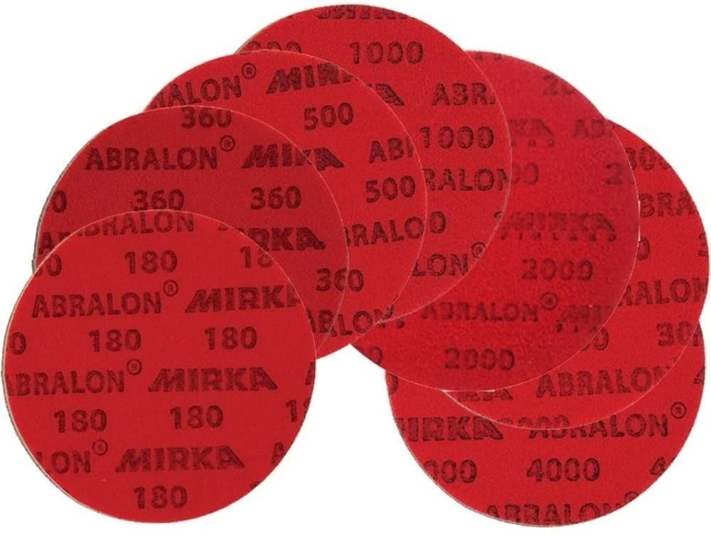 Carta vetrata spugna 5 pollici 180-4000 grana spugna disco abrasivo gancio in schiuma e amp; Carta vetrata ad anello 125 mm, 3000,3 pezzi