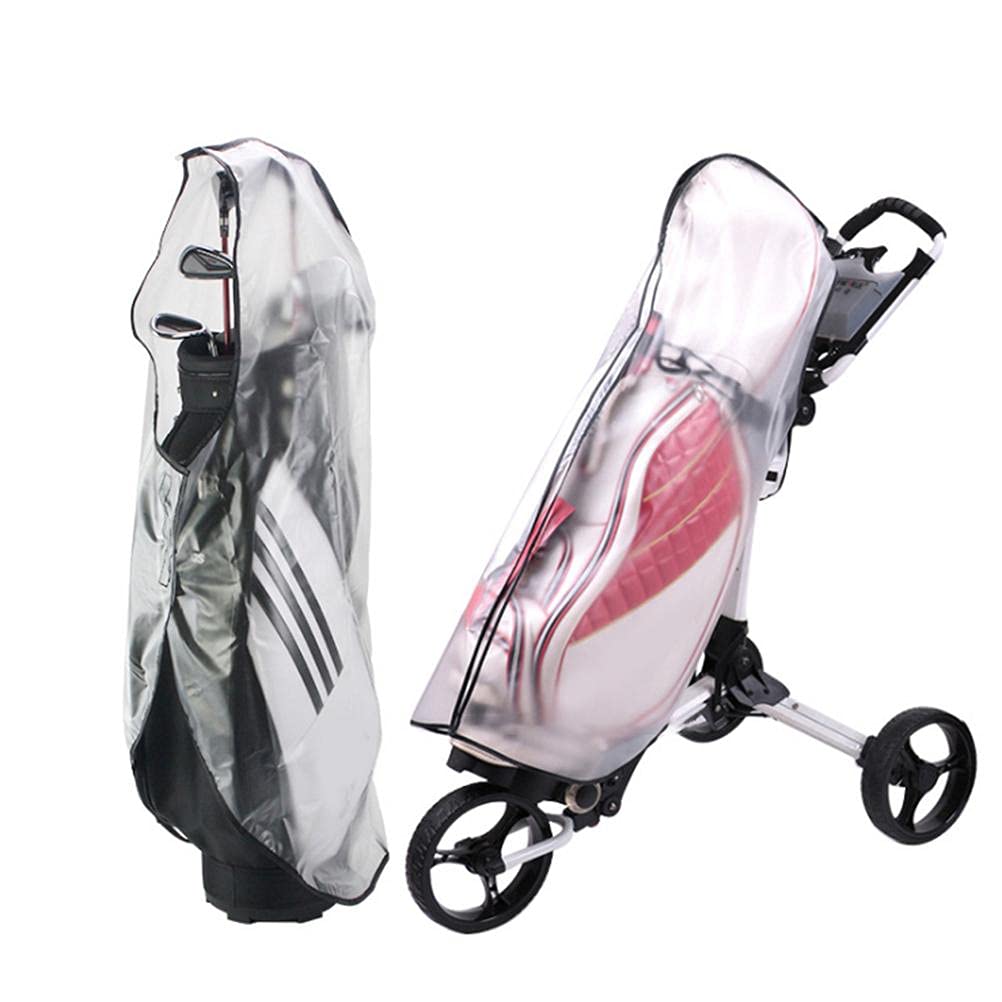 Bag Rain Cover PVC Transparent Rain Cover Water Windproof Translucent PVC Trolley Travel Bag Rain Cover Portable Rain Cover (Transparent)