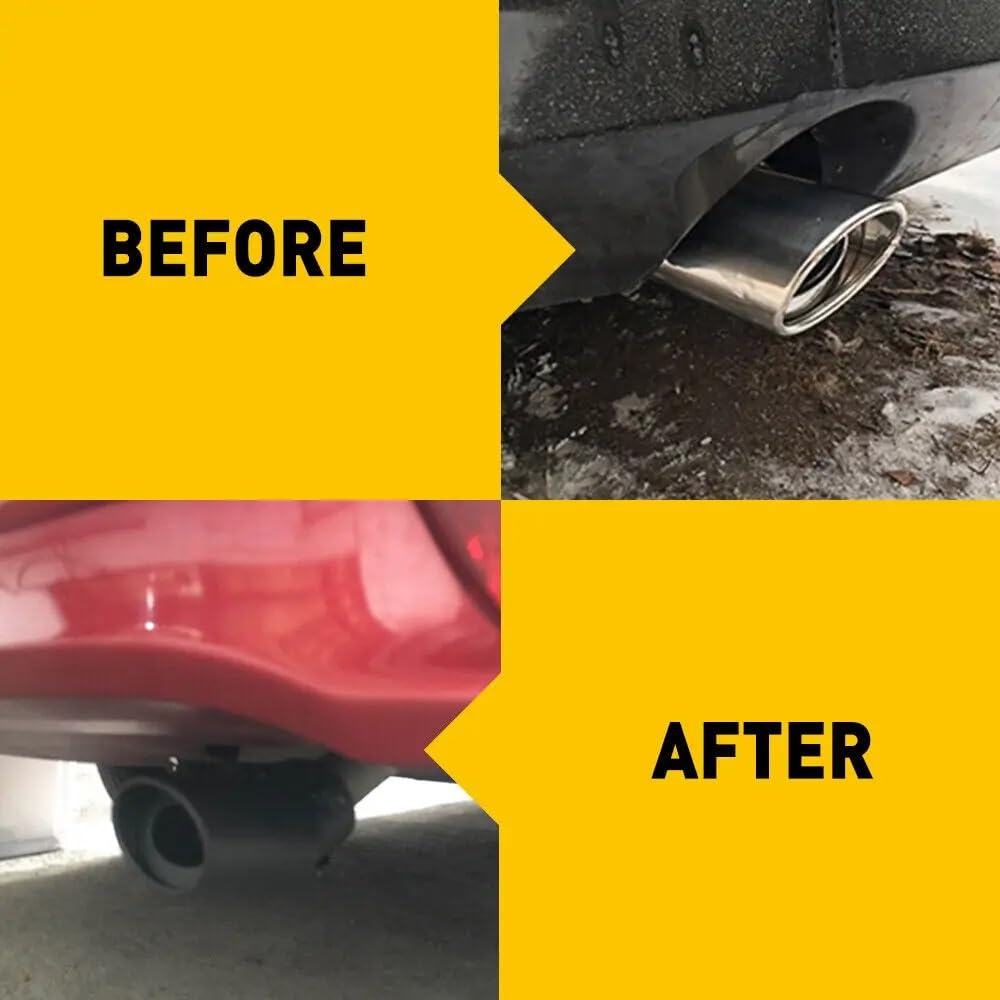 Car Exhaust Muffler Pipe Pasuje do Toyota Yaris 2004-2021 tylny tłumik rury wydechowej samochodu ze stali nierdzewnej Tłumik Samochodowy(A)