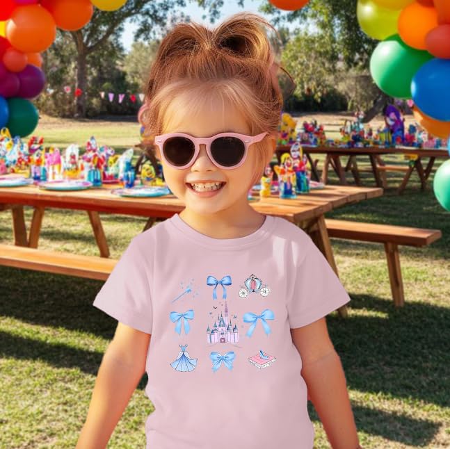 Magical Shirt Girl Cute Magic Graphic Tee Toddler Kids Holiday Vacation Short Sleeve ops 3-10 Years2