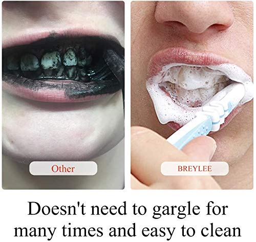 Teeth Whitening Powder BREYLEE Teeth Brightening Powder with Pearl Essence, Baking Soda for Removing Stain Caused by Coffee Wine Smoking Keeping Oral Fresh (55g, 1.94 oz) Only One Pack