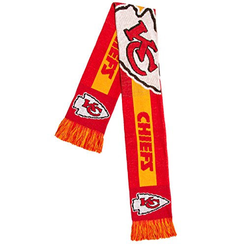 FOCO NFL Kansas City Chiefs - 2016 Big Logo Scarf One Size Team Colors
