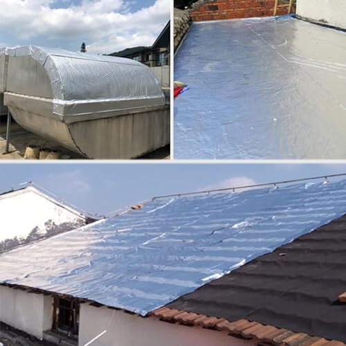 Nastro adesivo impermeabile per riparazioni, tetti, finestre e grondaie, isolamento termico e protezione UV, nastro sigillante in alluminio durevole