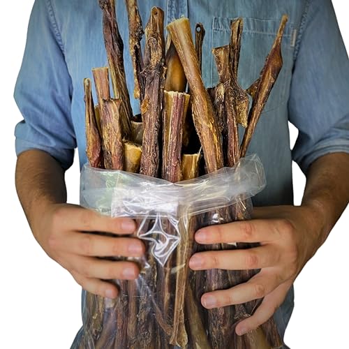 BREERs 1kg Getrocknete Ochsenziemerbruch für Hunde | Deutsche Produktion | Ziemer vom Ochsen Hundesnack für große, kleine Hunde & Welpen | Kauartikel reinigt und stärkt das Gebiss