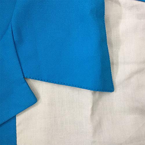 Anchor Msj Men's 50S Male Clothing Rockabilly Style Casual Cotton Blouse Mens Fifties Bowling Dress Shirts (Xxl, Light Blue) #TOP6
