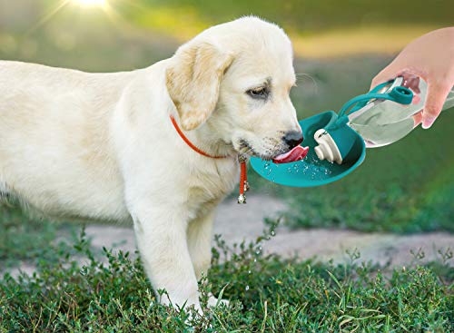 Yicostar Dog Water Bottle for Walking, 20 OZ Travel Pet Water Bottle with Potty Waste Bag for Dogs, Portable Dog Water… - Image 6