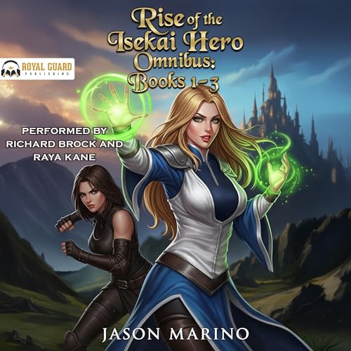 Rise of the Isekai Hero Omnibus: Books 1-3 Audiolivro Por Jason Marino capa