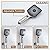 CASAINC 12 Inch Rain Shower Head with Handheld, Thermostatic Shower System Brushed Nickel, Rainfall Shower System with Body Jets, 3-Functions Wall Mounted Shower System with Thermostatic Valve