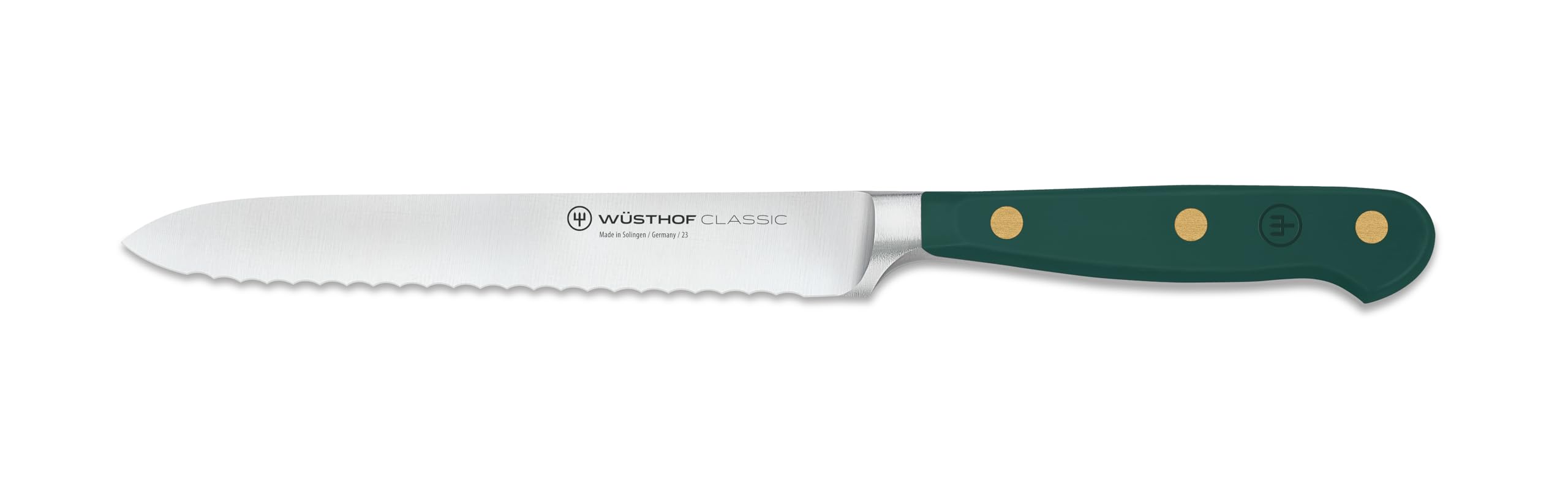 WÜSTHOF Classic Set di Coltelli con 3 Coltelli da Cucina, Fresh Rosemary (Verde)