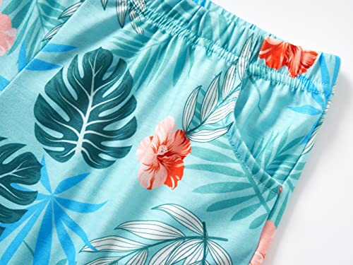 Tebbis Tween Girls Pajamas Trendy Tie Dye Spiral 2-Piece Shirt & Shorts PJ Set Jammies Size 6-18 - Image 6