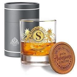 CROWNLY CRYSTAL® Personalised Whiskey Glass
