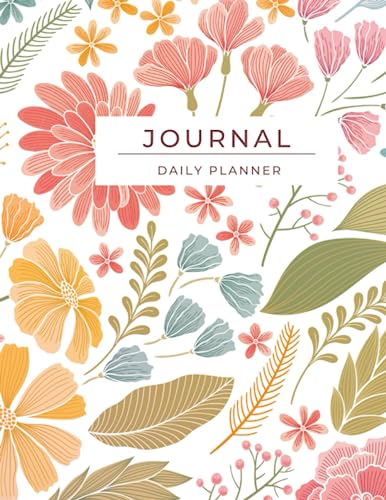 Journal floral jaune pour ne plus perdre vos idées créatives