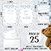 Blue Bow Bear Baby Shower Invitations, A Sweet Little Baby Is On the Way, 25 Sets Shower Invites with Envelopes, Diaper Raffle Tickets & Books for Baby Cards, Blue Toile Party Decorations-A06