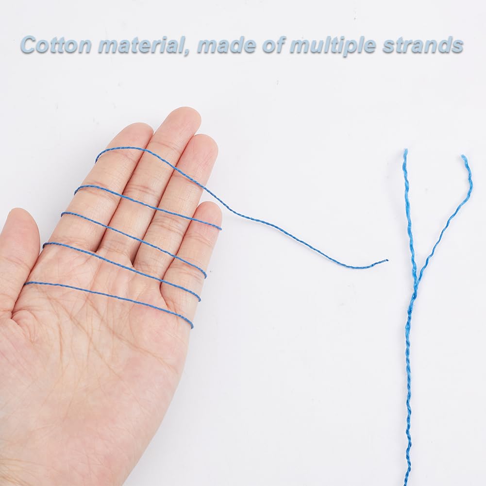 FREEBLOSS 4 Pcs Sashiko Thread Skein 100 Meters*4 Colors Cotton Embroidery Thread Japanese Quilting & Sashiko Kit Supplies - Image 3