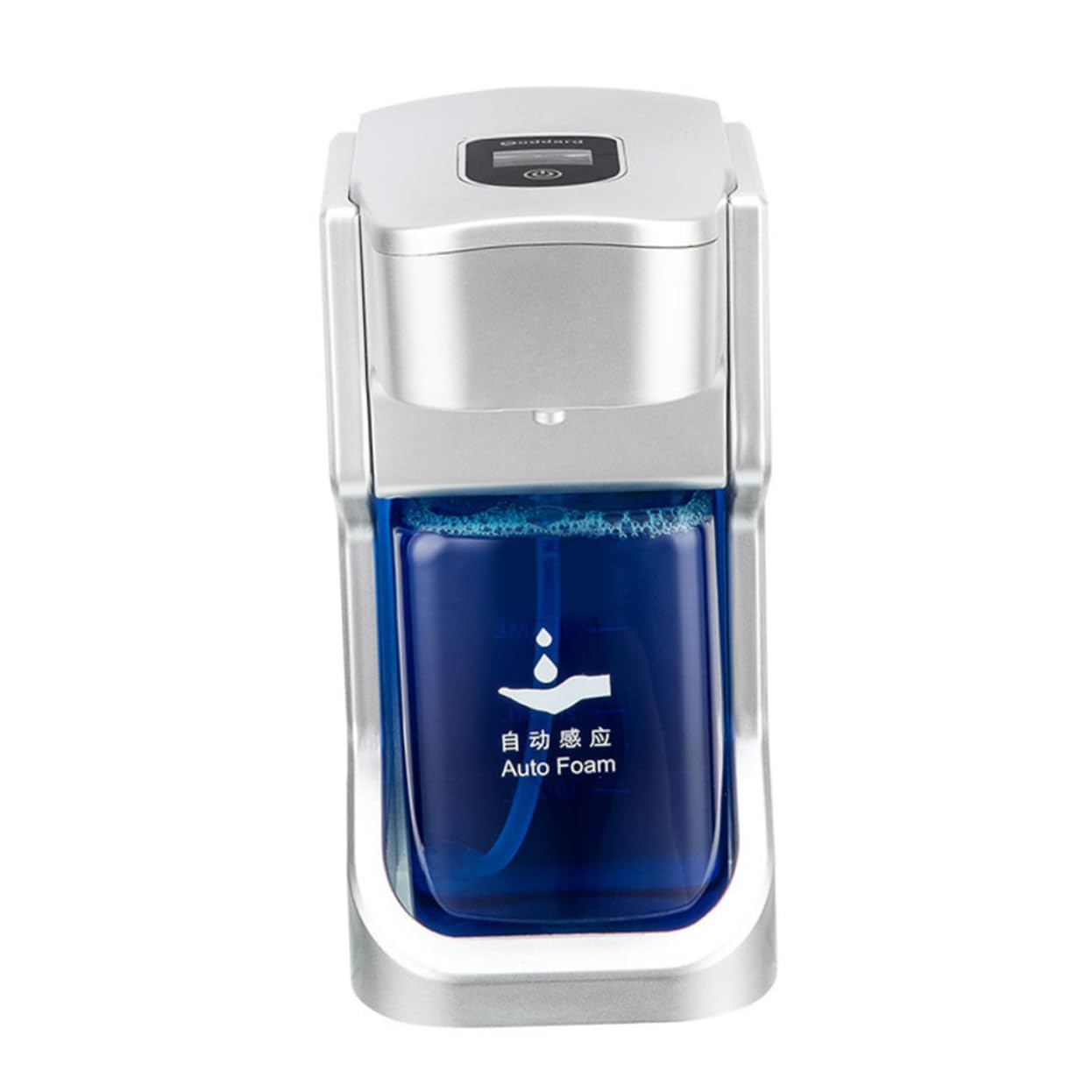 Distributeur de savonnette mousse automatique Ciieeo 400ml en ABS argenté