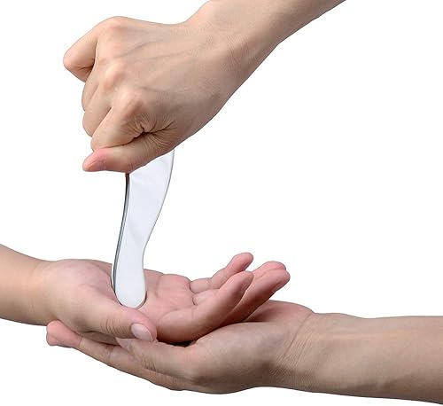 Miniatura 2 de Allshow Gua Sha Tools, herramienta de masaje de raspado de acero inoxidable, herramientas IASTM, herramientas de raspado miofascial para terapia