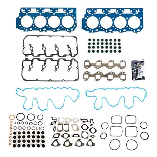 Mizumo Auto MA-9761296307 Compatible With/For 04-10 Chevrolet GMC 6.6 DURAMAX LLY LBZ LML Head Gasket Set 0.037" Thick