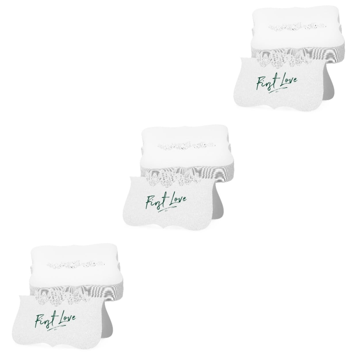 3er-sets Elegante Tischnamenskarten Tischkarten für Hochzeiten und Partys Zelt-design und Leicht 50 Stück X 3