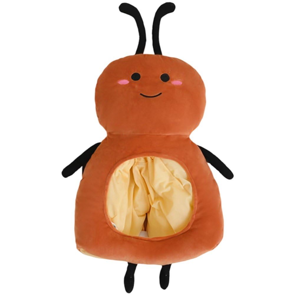 Zabawny kapelusz do przebrania karalucha, miękka pluszowa czapka, akcesoria na Halloween dla dorosłych, idealne na imprezy, cosplay i gry fabularne.