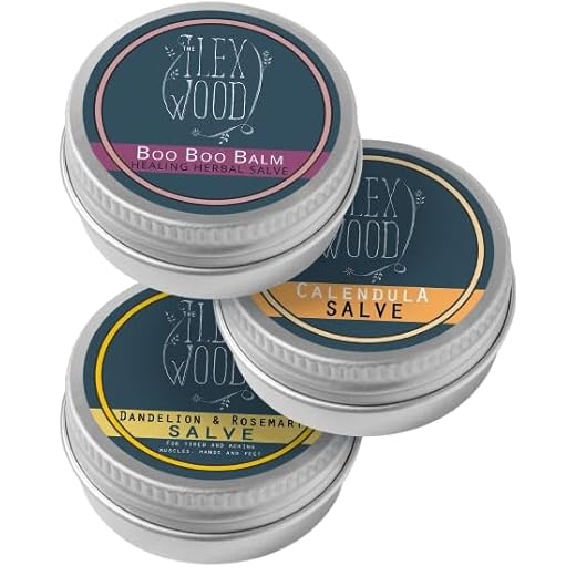 Ilex Wood Natural Salves Pack of 3