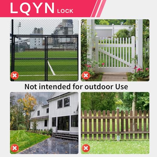 Image of Combination Lock, LQYN Standard Dial Combination Lock, Pack of 1; Red Turnplate, 2 in. Wide, Fixed Three Digital Combination, for School, Gym & Locker, Toolbox, Gate