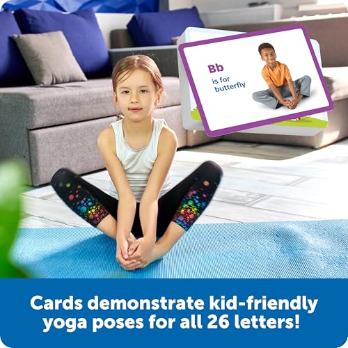 Learning Resources Alpha-Pose Letter Yoga, Kids Yoga, Alphabet Flash Cards, Learning Toys for Toddlers, Social Emotional Learning, Gifts For Kids Ages 4+, 28 Pieces - Image 4