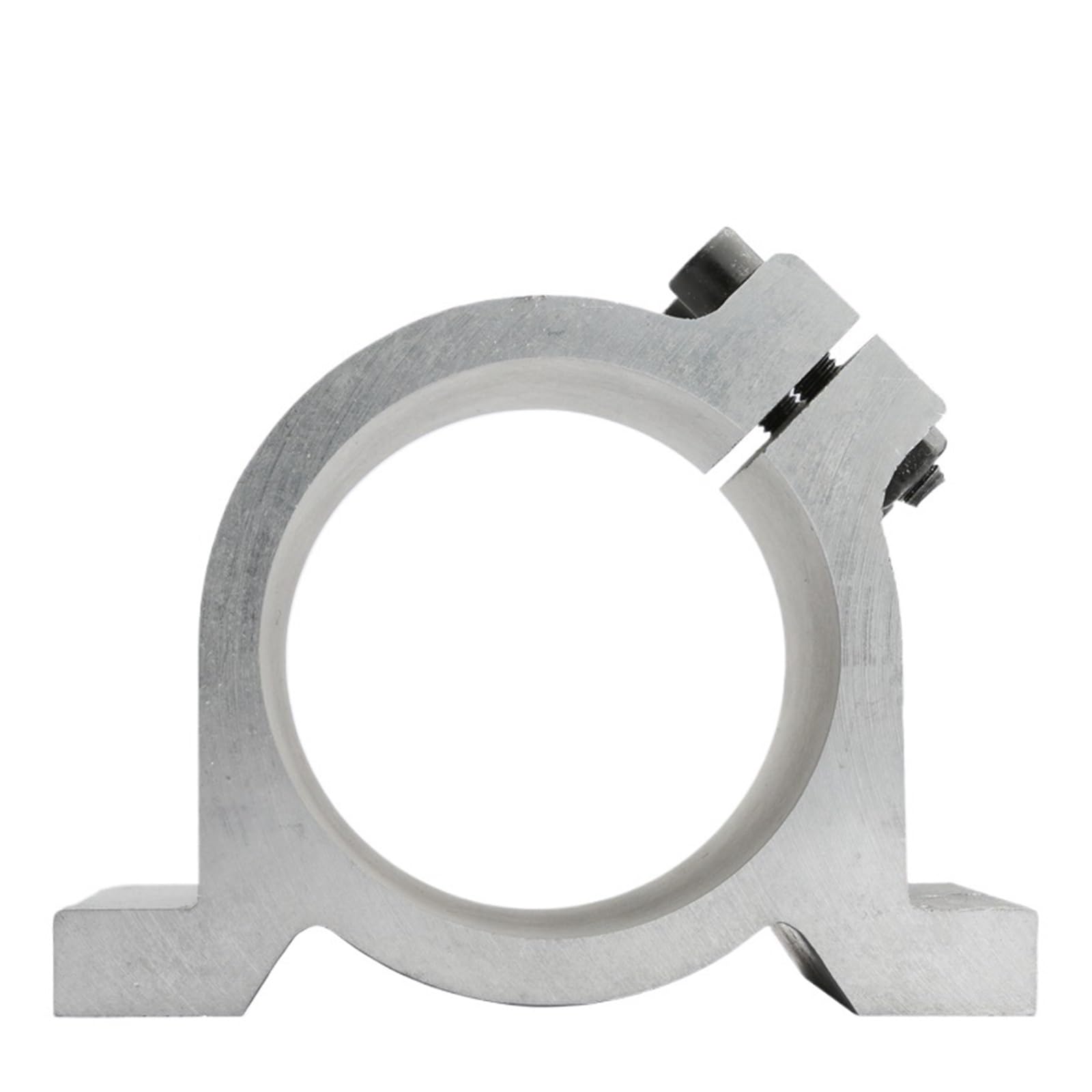 Lyvqzpwlr Wryneck 80Mm Spindle Clamp， Cnc Spindle Motor Clamp， Engraving Spindle Clamp Mounting Bracket 62 65 80 100 125Mm Cast Aluminum Fixture Seat(Wryneck 80Mm)