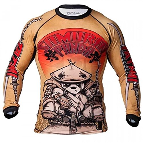 Tatami Fightwear Samurai Panda - Protector de erupciones para Hombre, Color Amarillo, M