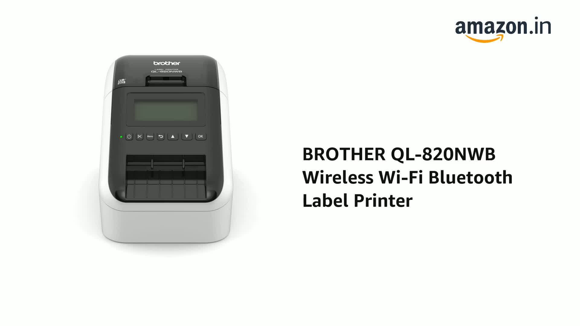 Brother QL-820NWB Professional Label Printer – High-Speed Wireless