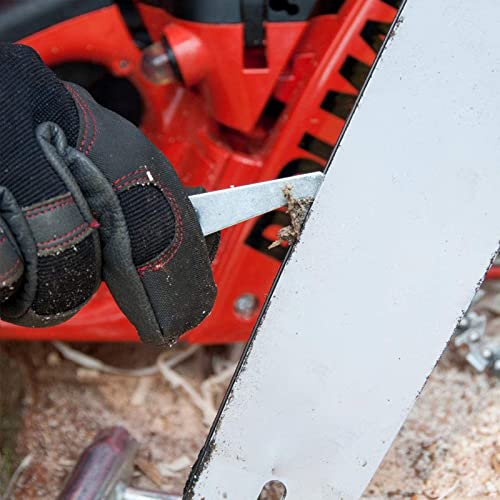 Zreneyfex Kit de afiação de motosserra mini sem fio 10 peças contém limas redondas de 5/32, 3/16 e 7
