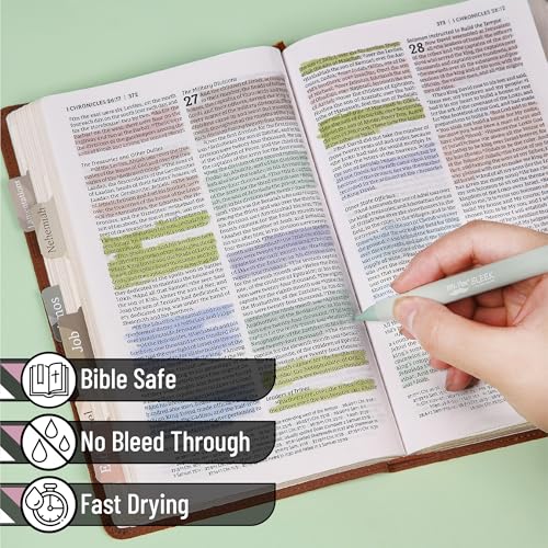 Image of Mr. Pen- No Bleed Gel Highlighters, Assorted Colors, 8 Pack | Bible Highlighters and Pens No Bleed, Bible Markers for Study, Journaling, School Supplies and Accessories