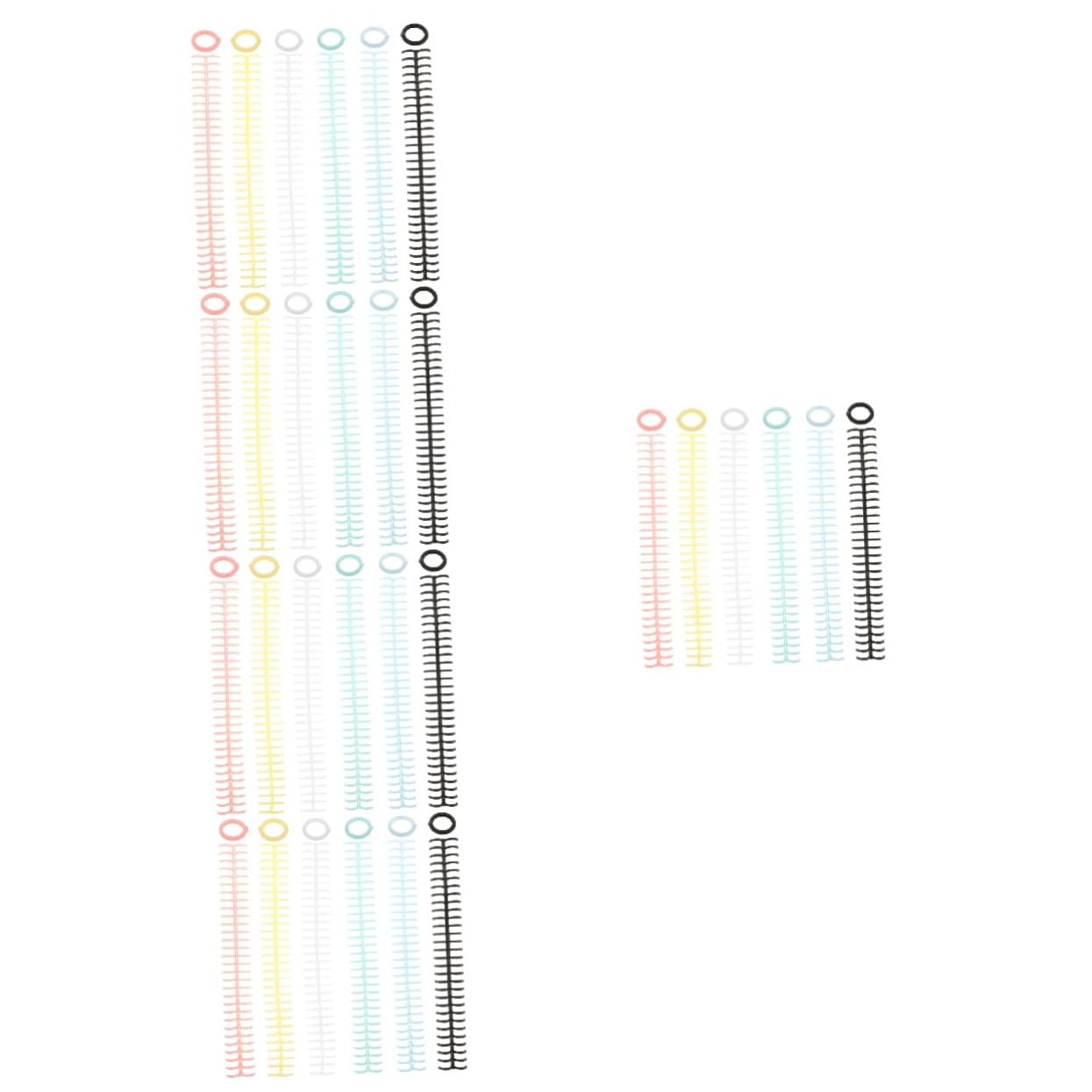 Lurrose 30pezzi Rilegatura Per Raccoglitori Per Quaderni Colori Per Rilegature Te e Album Ufficio