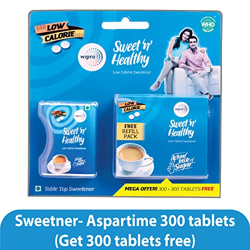 Sweet-n-Healthy-Low-Calorie-Sugar-Substitute-Tablets-by-Wipro-300-Tablets-300-Tablets-Free