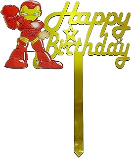 سوبر هيرو كيك توبر - توبر كيك - توبر - سوبر هيرو - زينة عيد ميلاد سوبر هيرو - سوبر هيرو