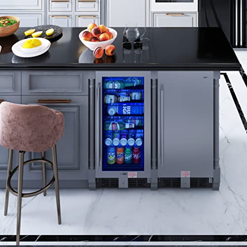 Koolmore KM-BIR3C-GD 15 Inch Inch Small Built-In Refrigerator And Beverage Cooler thumb #2
