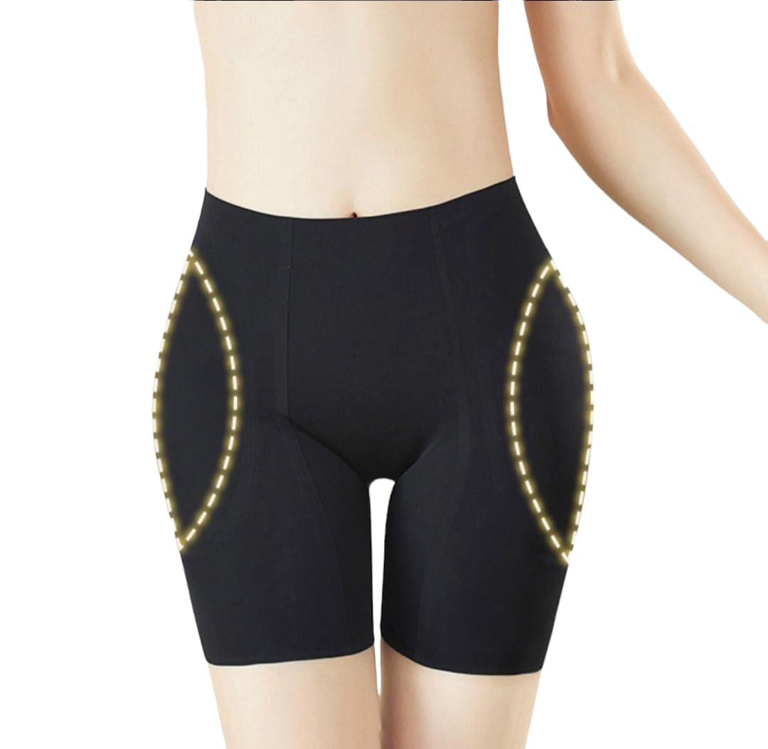munaafi Womens Butt Enhancer Removeable Padded Panties Plus Cycling Shorts Shapewear Foam Buttock Hip Pads Lifter.-picture-46
