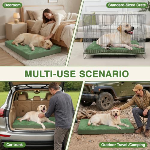 Image of Waterproof Extra Large Dog Bed Washable Outdoor Orthopedic XL Crate Pad 42 inch