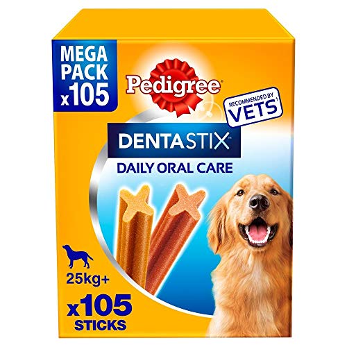 Pedigree DentaStix Daily Dental Chews Large Dog 25kg+ 105 Sticks
