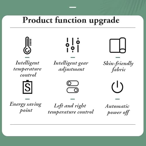 Miniatura 3 de VNABO Fast Heating Blanket Electric Blanket Intelligent Timing Temperature Adjustment Heated Blanket 4-8 Heating Levels Auto Shut Off Electric Throw