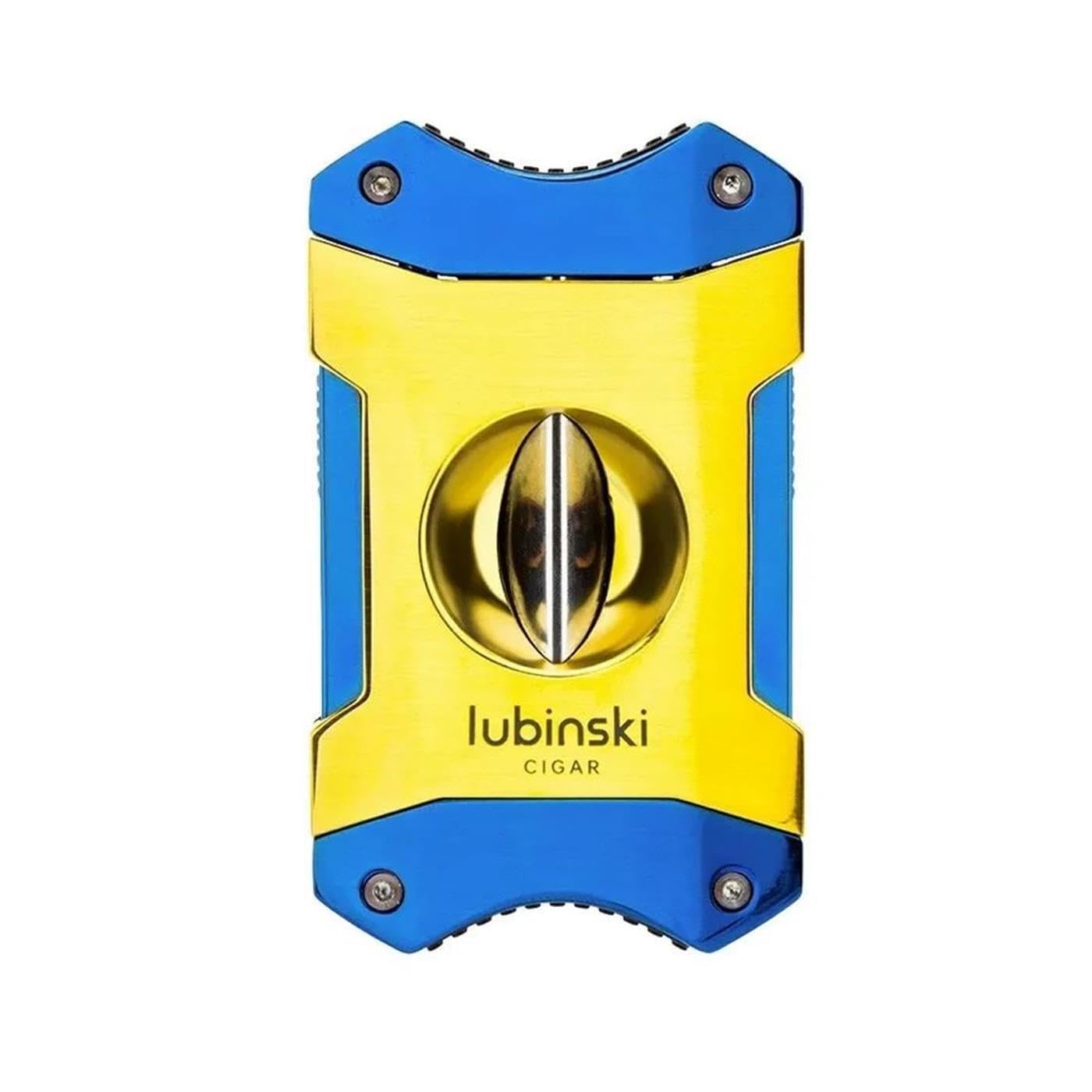 bektobacco Lubinski Metal Sehpalı V Puro Kesici Mavi-Gold 60 Ring