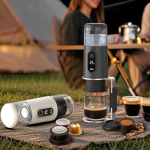 Cafetera portátil con batería recargable 3300 cc miniatura 6