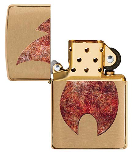 Encendedor Zippo Rusty Flame Design de bolsillo miniatura 4