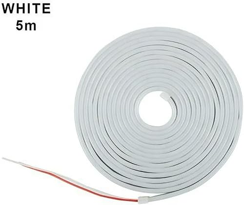 Miniatura 9 de Tira de luces LED de neón de 12 V, cuerda de silicona para interiores y exteriores, 16.4 pies, 600SMD, impermeable, flexible, para letreros, bares,