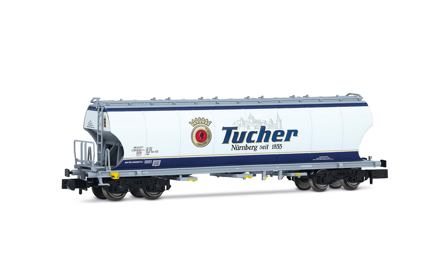 Arnold Carro Merci HN6708 a 4 Assi per Trasporto Cereali, livrea Azzurra 'Tucher', EP. V-VI