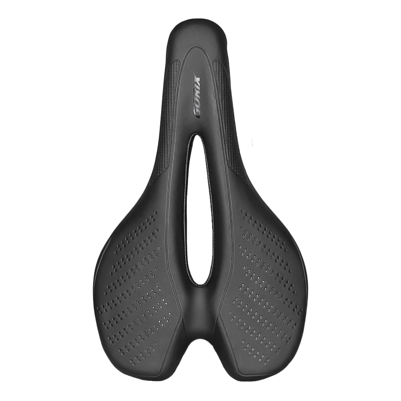 GORIX Bike Saddle Seat Comfortable Cushion Short Nose Wide Shock Absorption Sport Type Mountain Road Bicycle (GO-Max722)