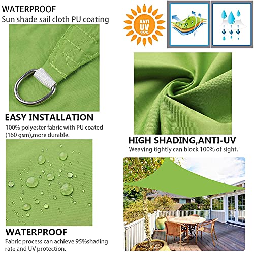 Voile d'ombrage rectangulaire résistant et respirant protection UV